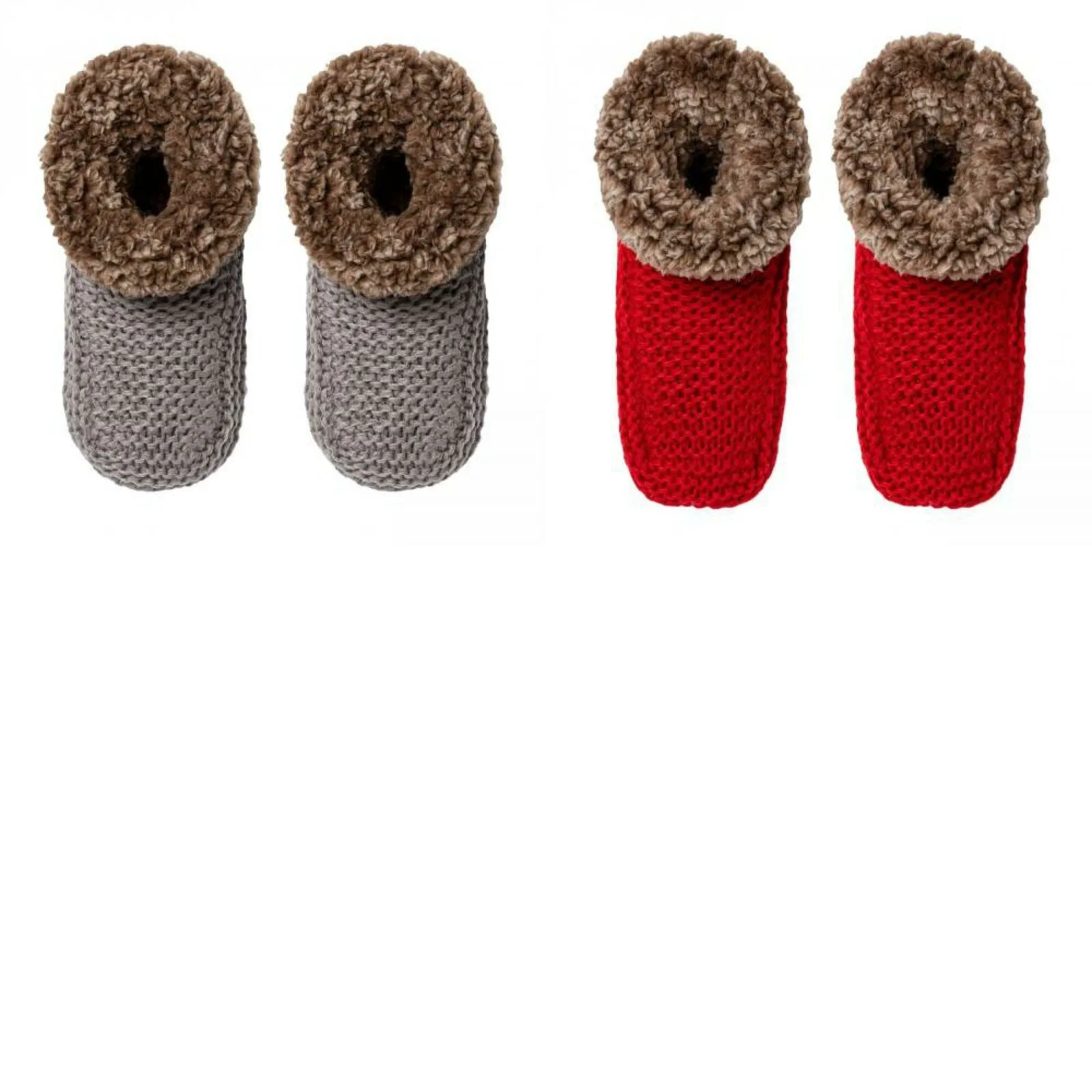 Stars Above Women's Knit Sherpa Lined Bootie With Grippers