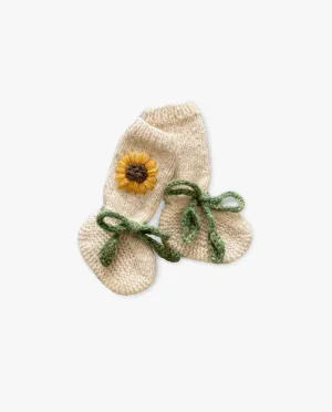 Sunflowers Booties | Wheat