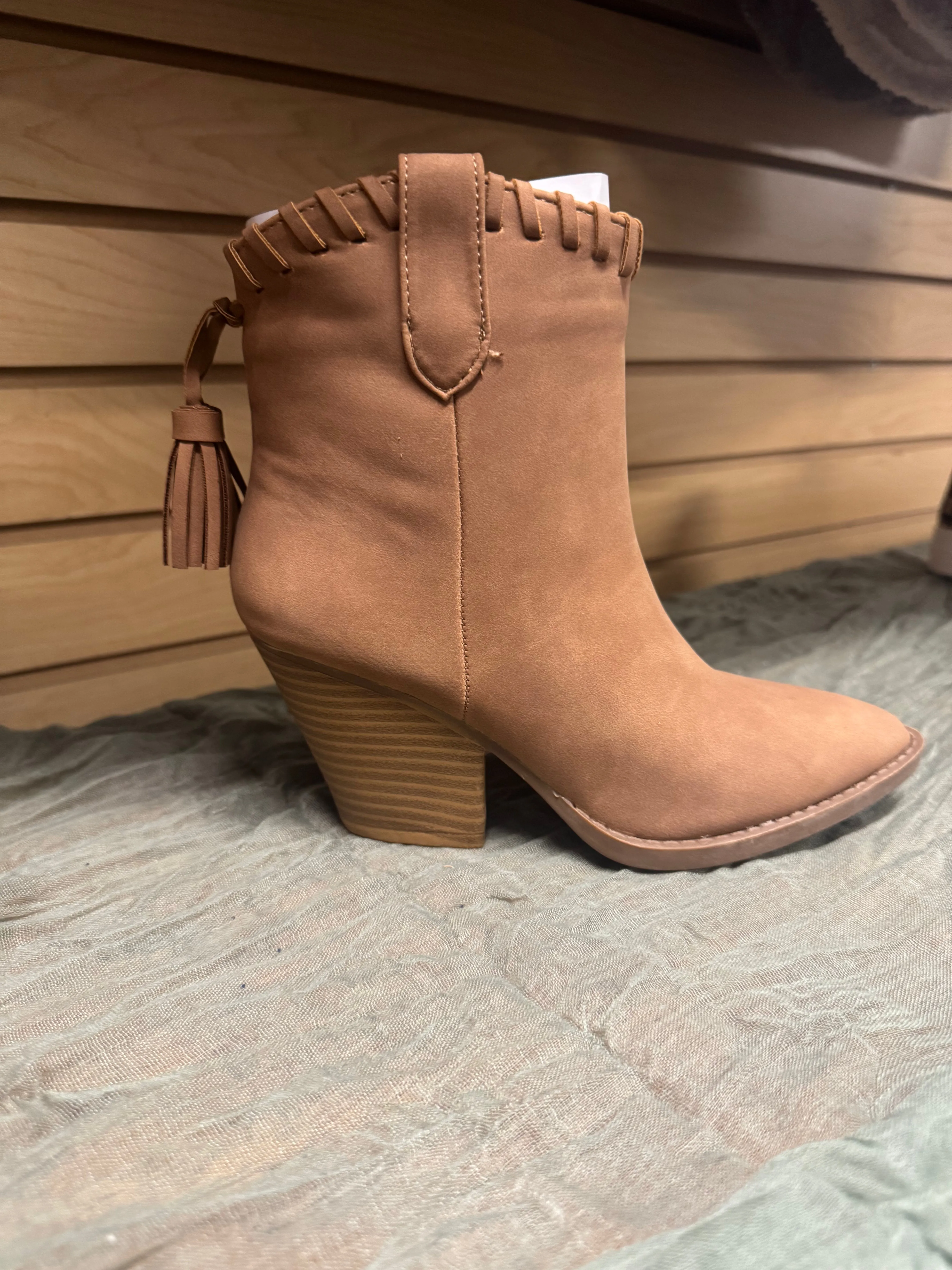 Tan Booties