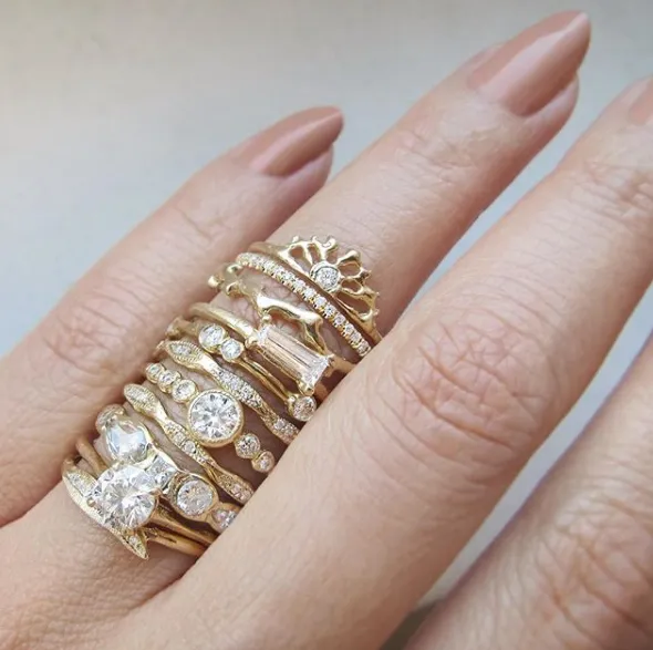 Tapered Baguette Diamond Ring