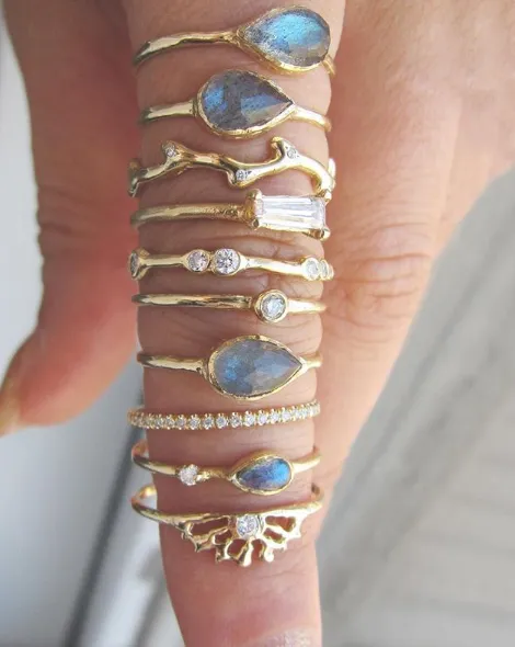 Tapered Baguette Diamond Ring