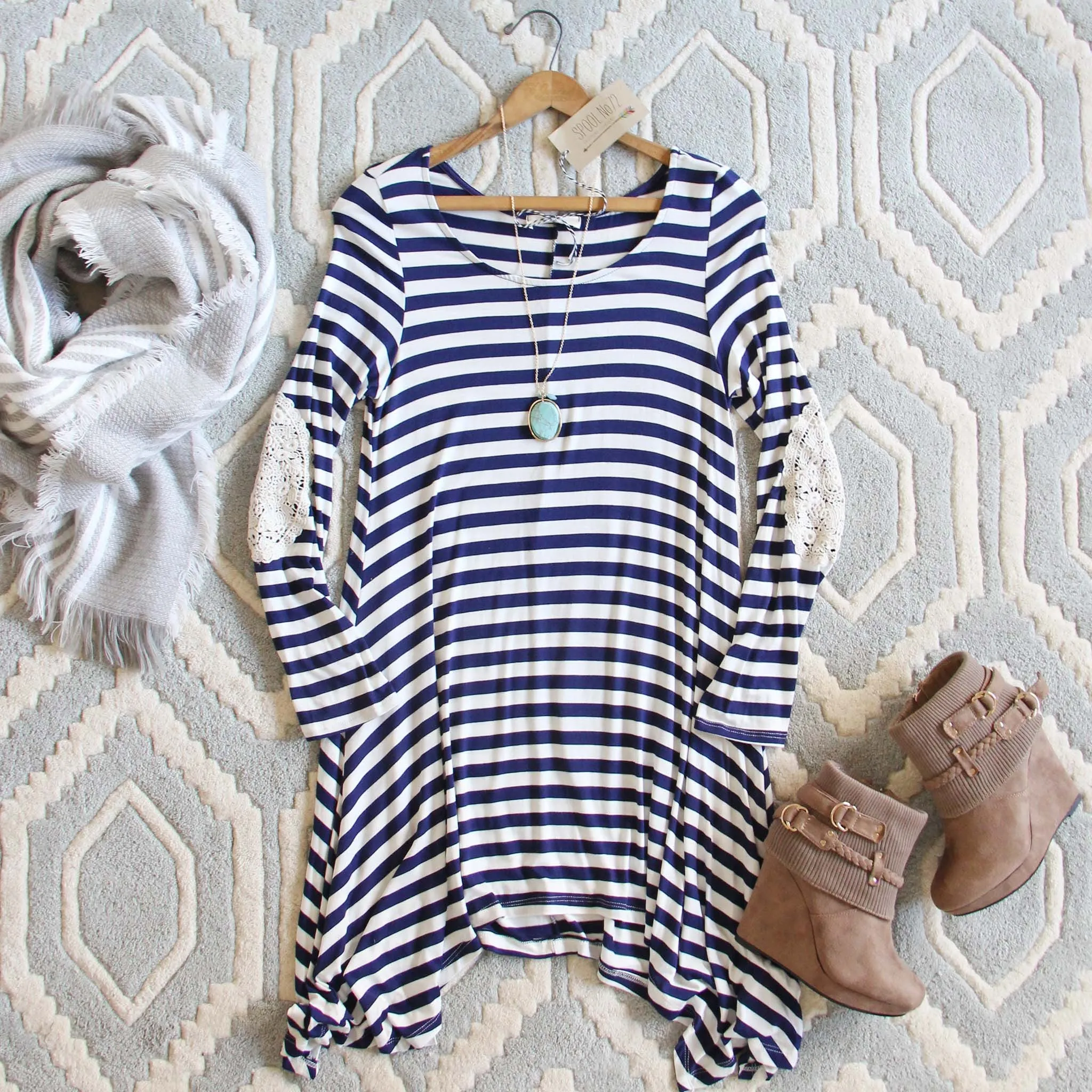 The Lace Patch Dress