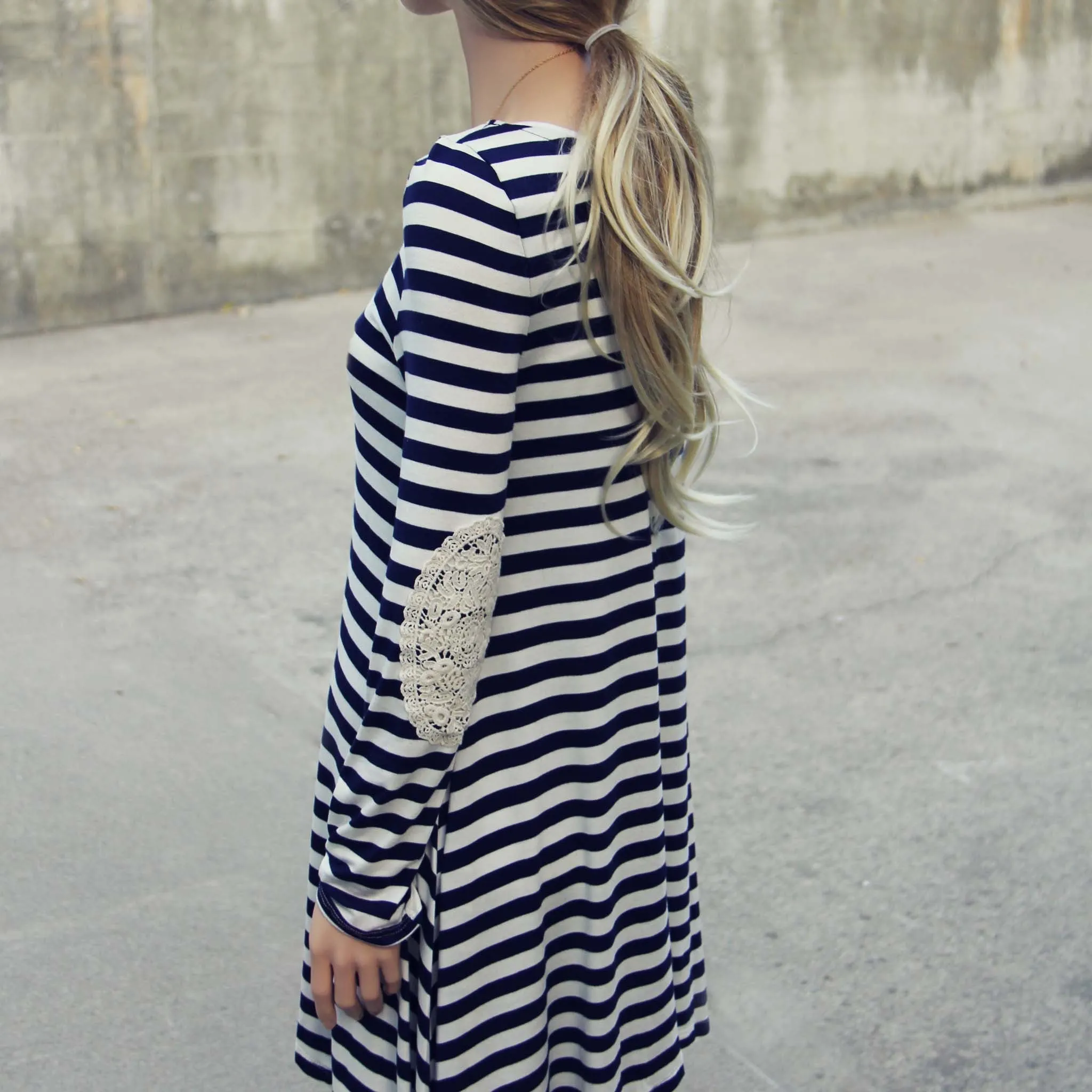 The Lace Patch Dress