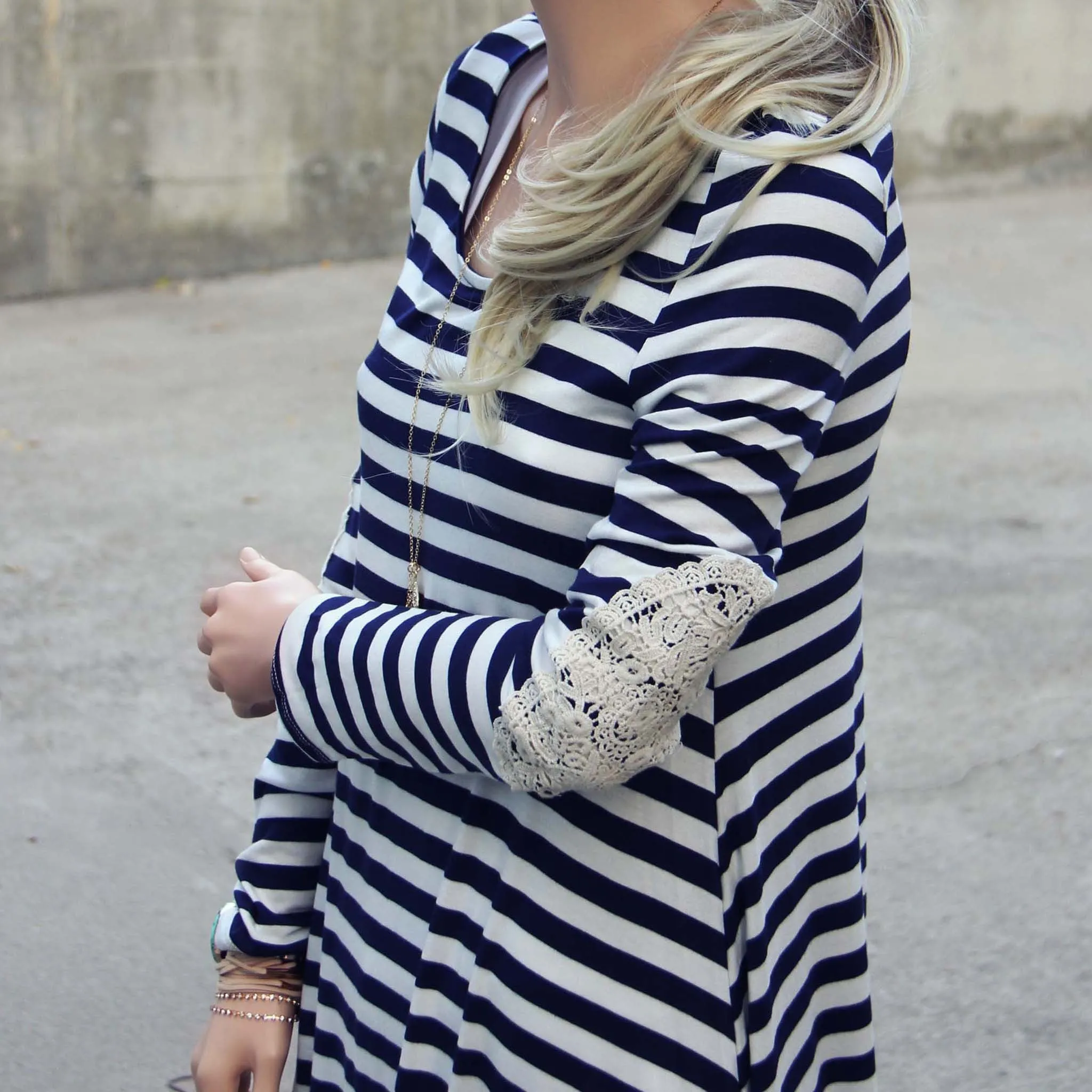 The Lace Patch Dress