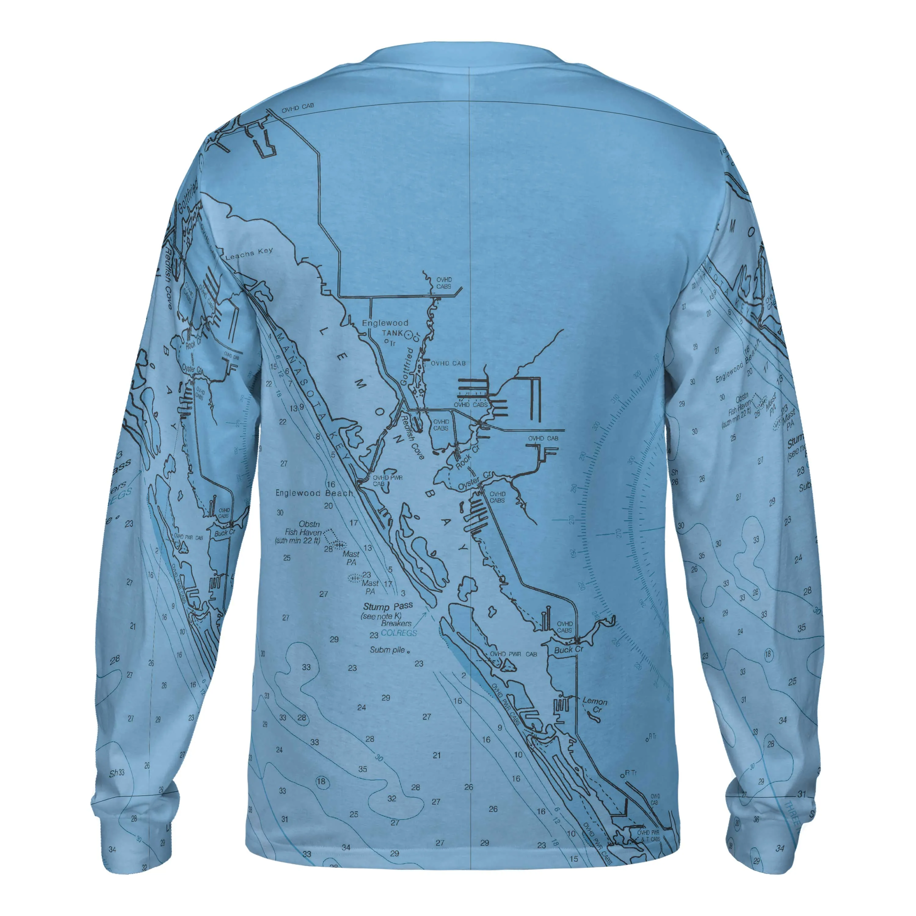 The Lemon Bay Blue Navigator Long Sleeve Tee