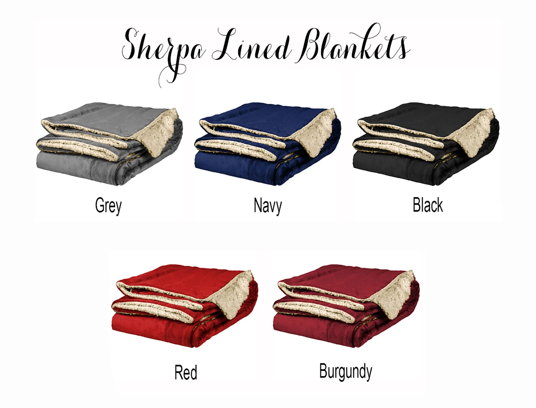 Theta Tau Sherpa Lined Blanket