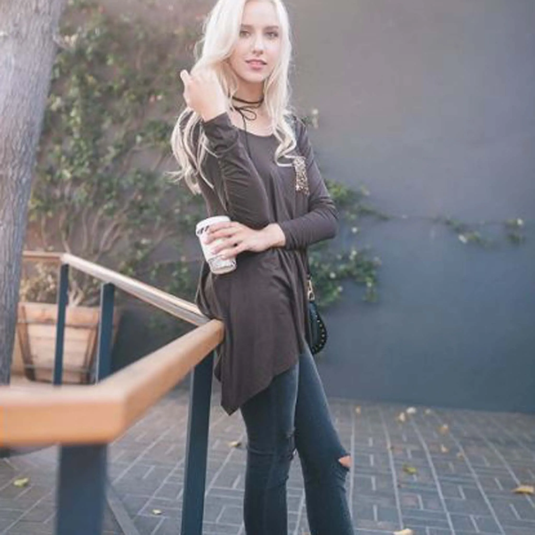 Timber Sequin Tee