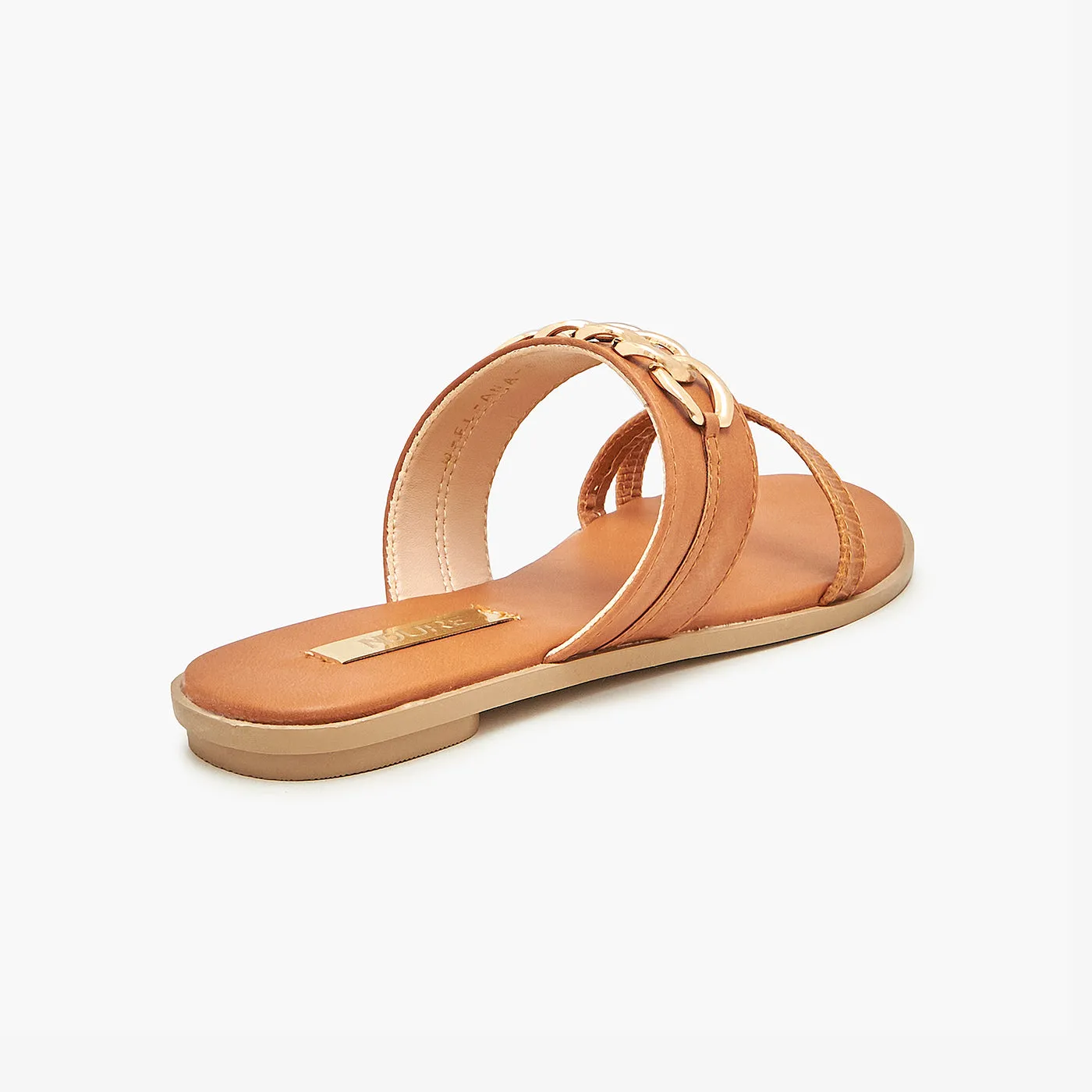 Toe Ring Strappy Slides