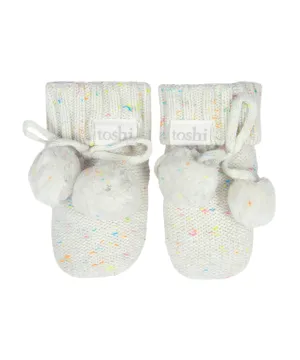 Toshi | Organic Booties Marley - Snowflake