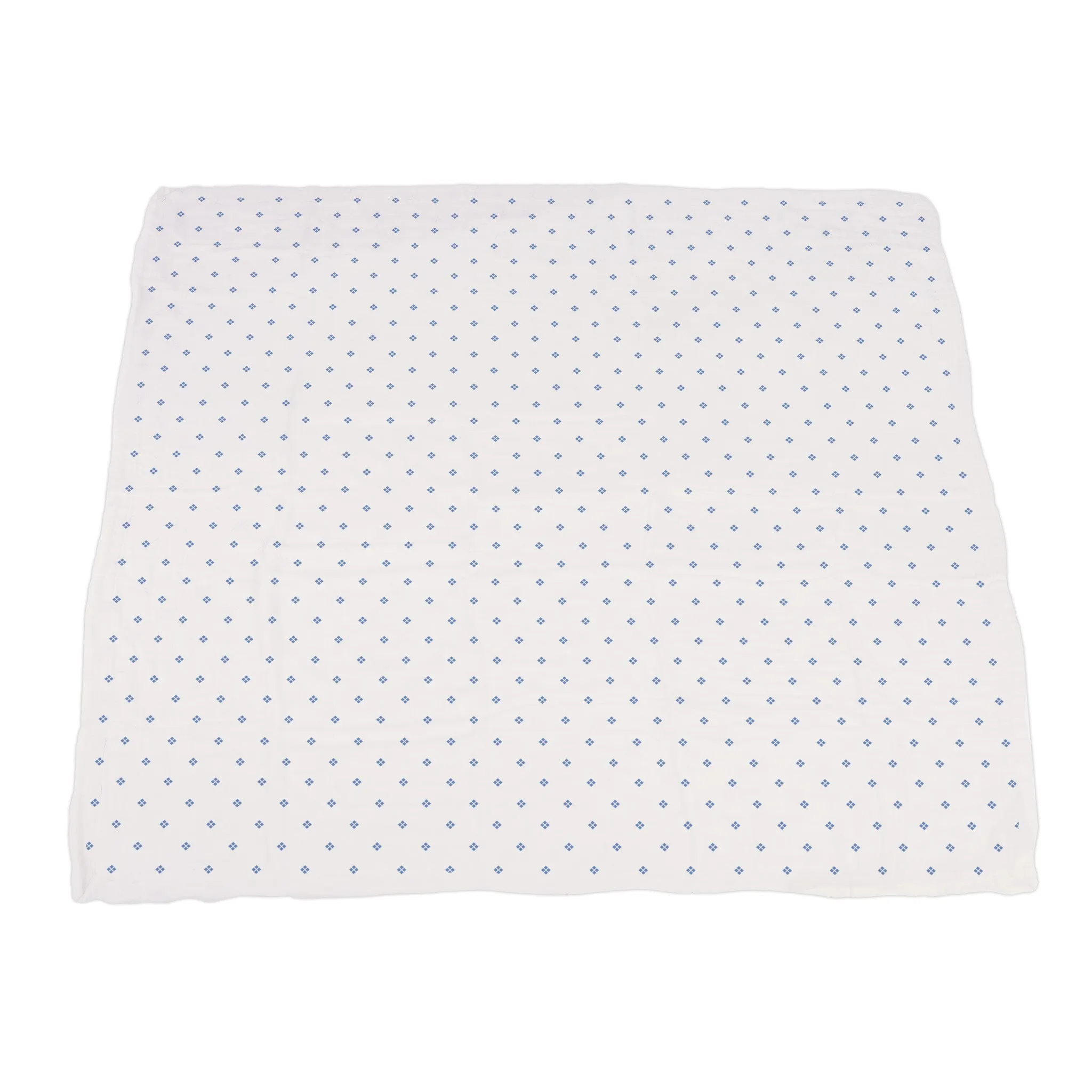 Ultimate Comfort: Wildflowers and Periwinkle Diamond Polka Dot Bamboo Blanket