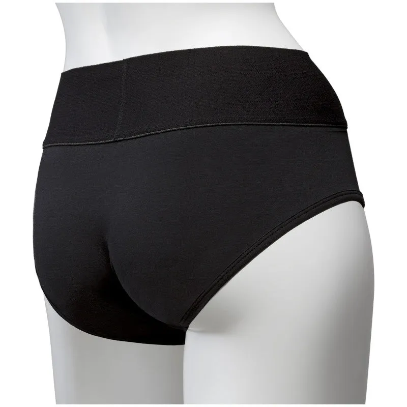 Vac- U- Lock Panty Harness With Plug - Briefs - S/ M