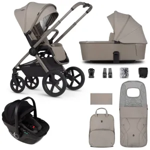 Venicci Tinum Upline 2 3 in 1 Travel System - Taupe