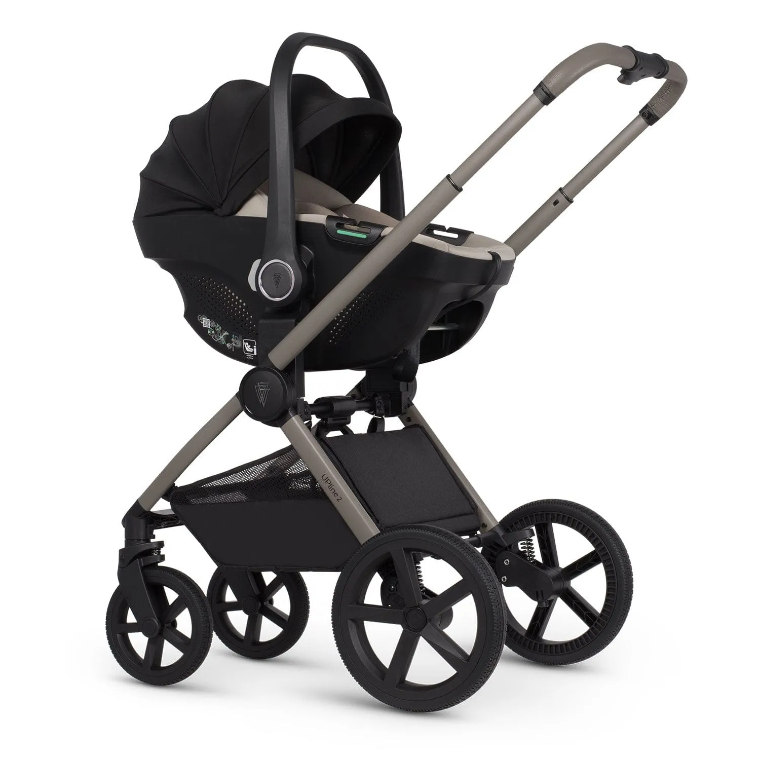 Venicci Tinum Upline 2 3 in 1 Travel System - Taupe
