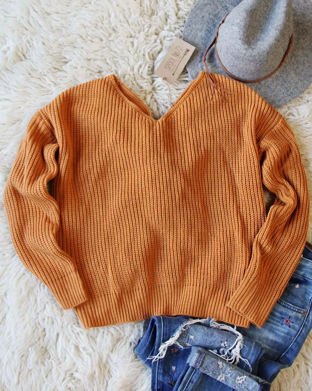 Venice Pearl Sweater in Pumpkin Spice