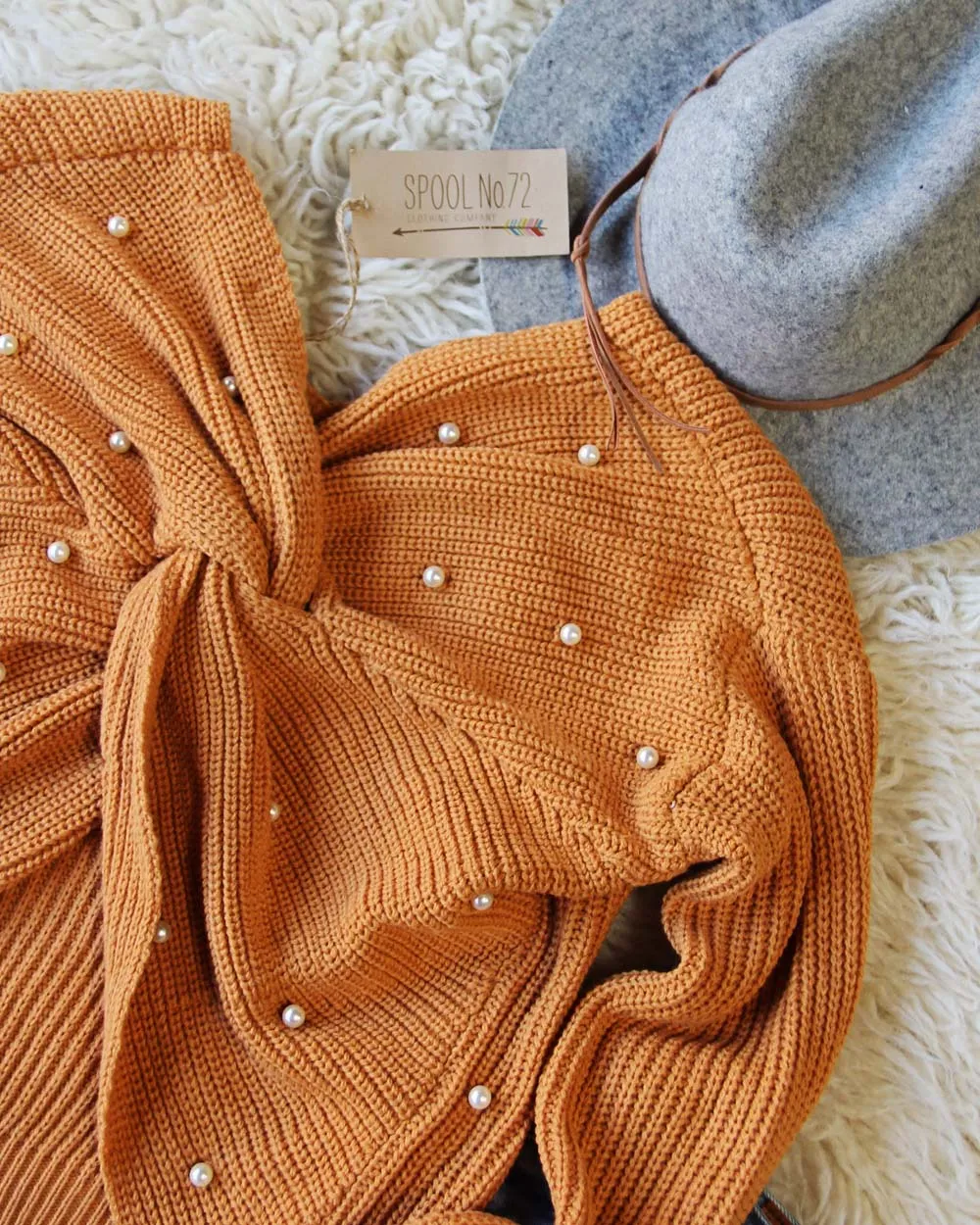 Venice Pearl Sweater in Pumpkin Spice