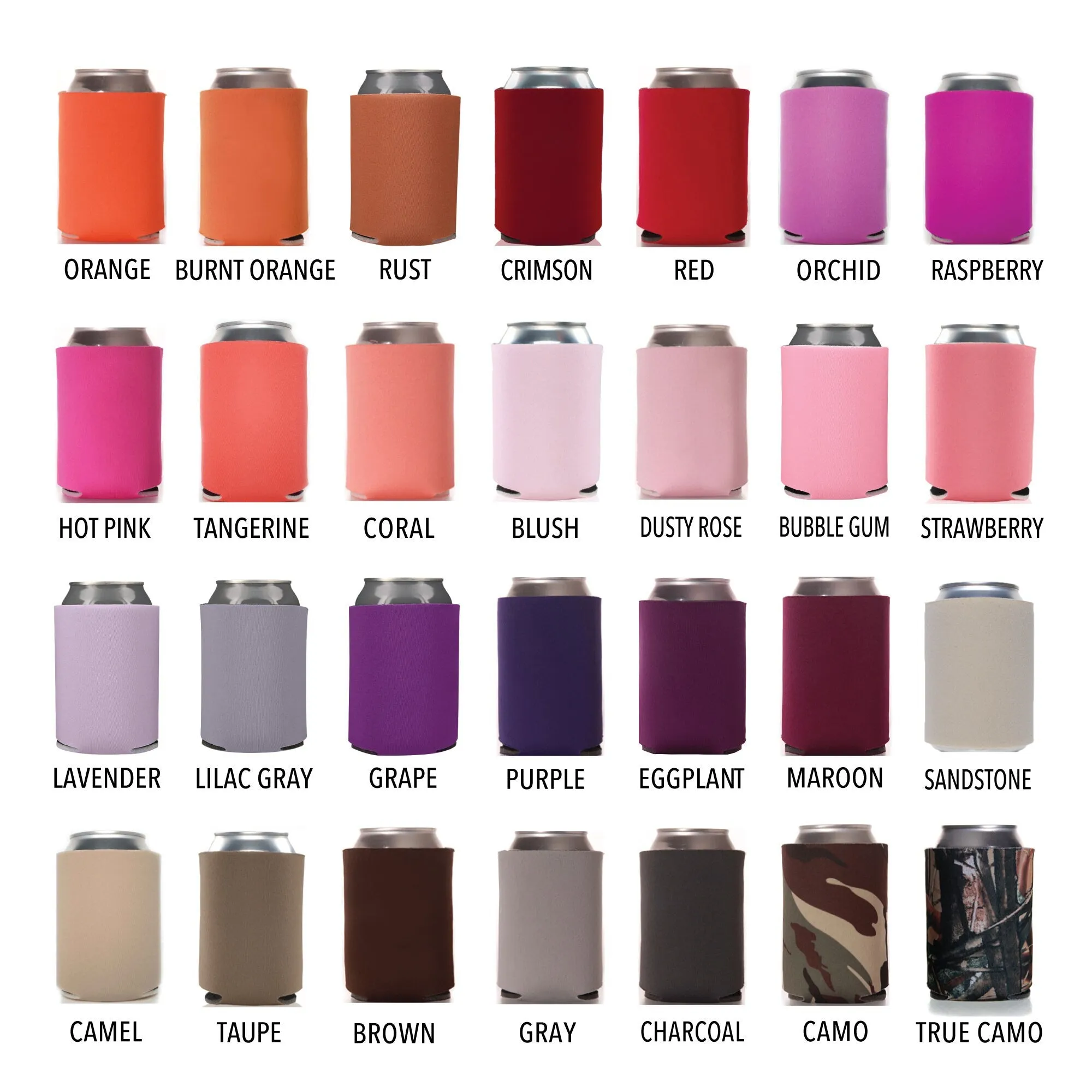 Wedding Can Cooler #192R - Custom Pet Illustration