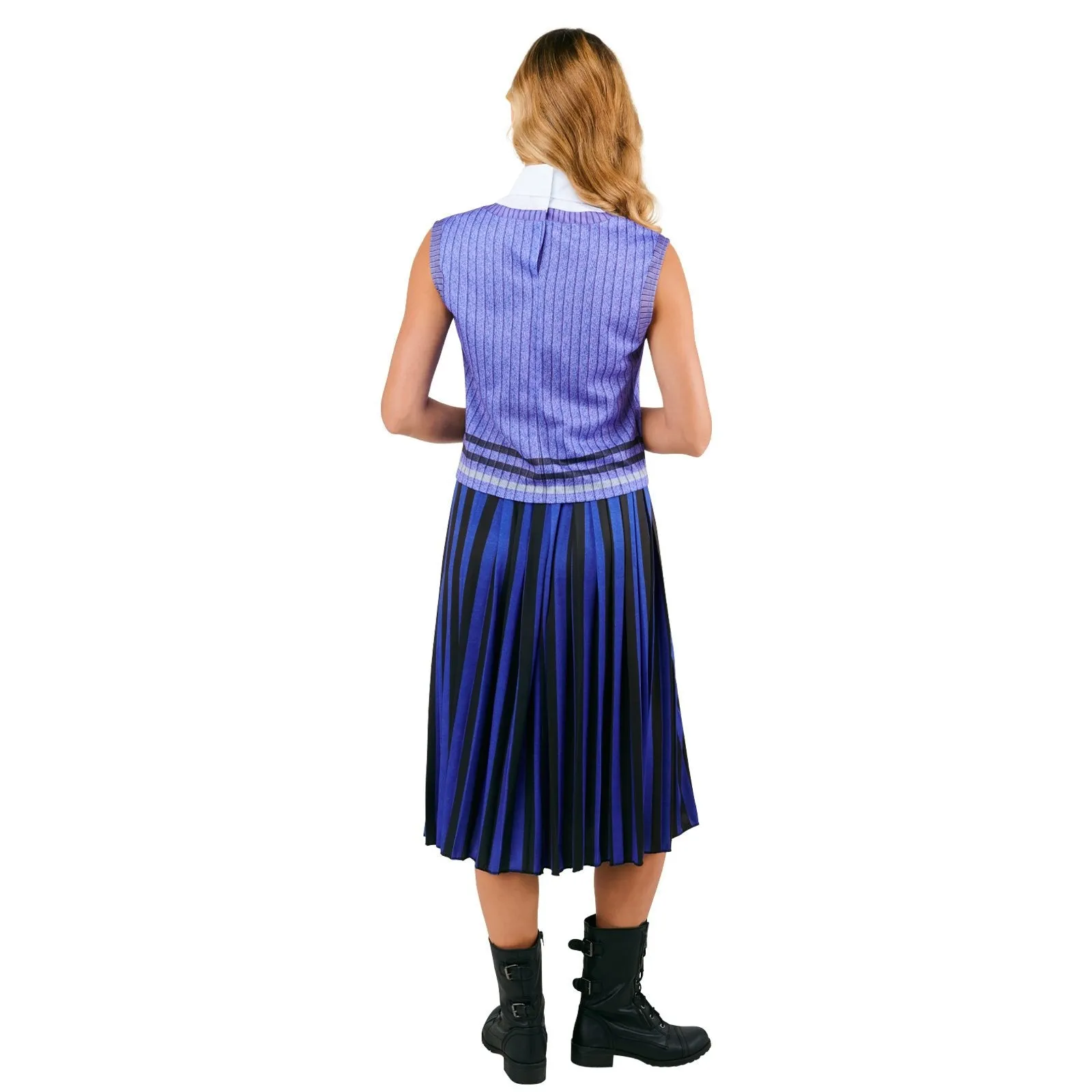 Wednesday Nevermore Blue Deluxe Costume (Netflix), Adult