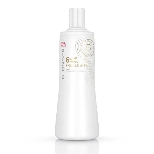 Wella Blondor Freelights Developer 'B' 20vol 6% 1 Litre
