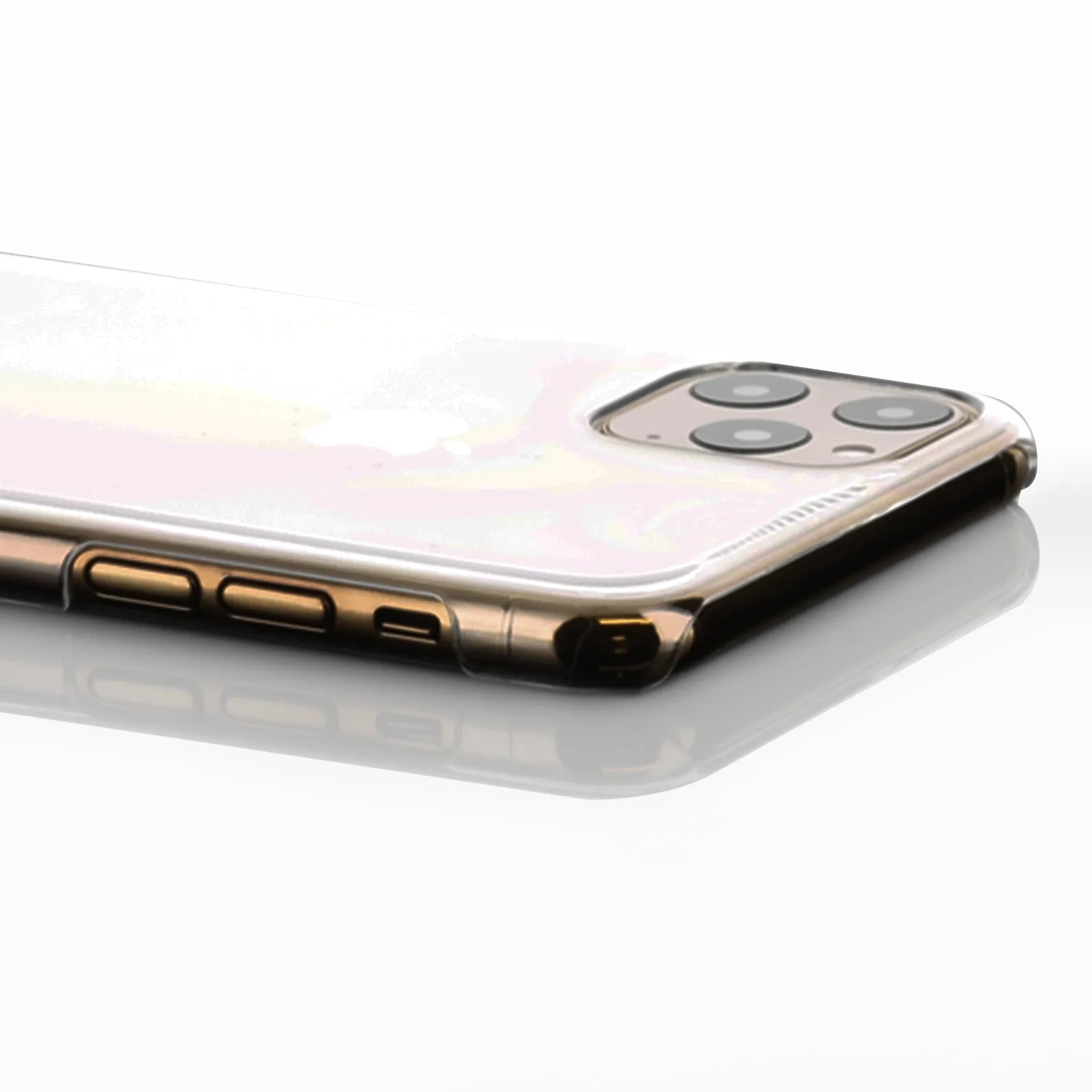White Wavy Swirl iPhone Case