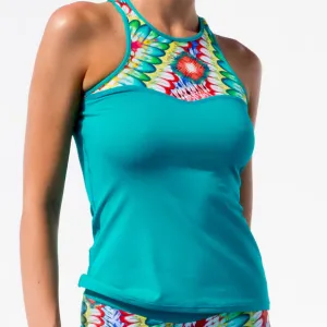 WILD HEART - High Neck Racer Tank Top
