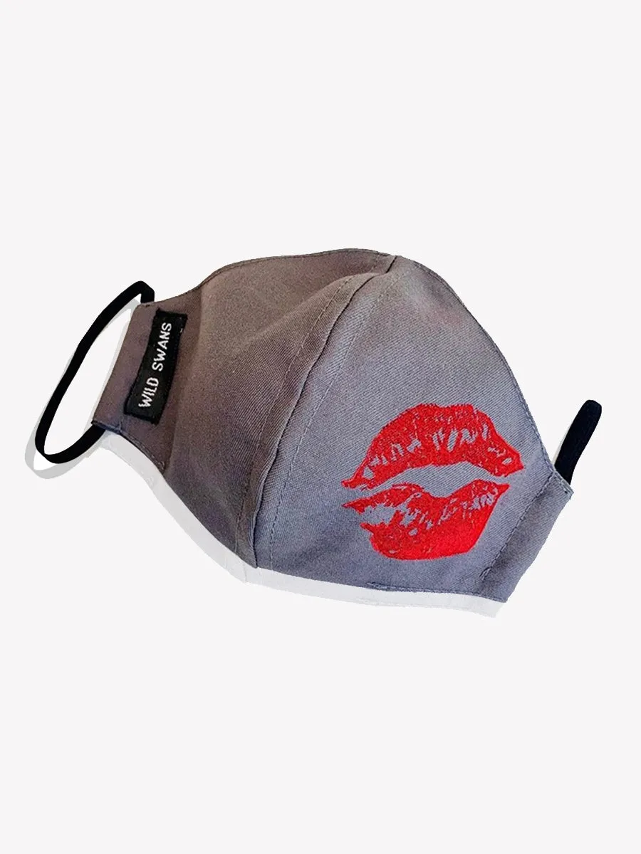 Wild Swans Mask - Grey