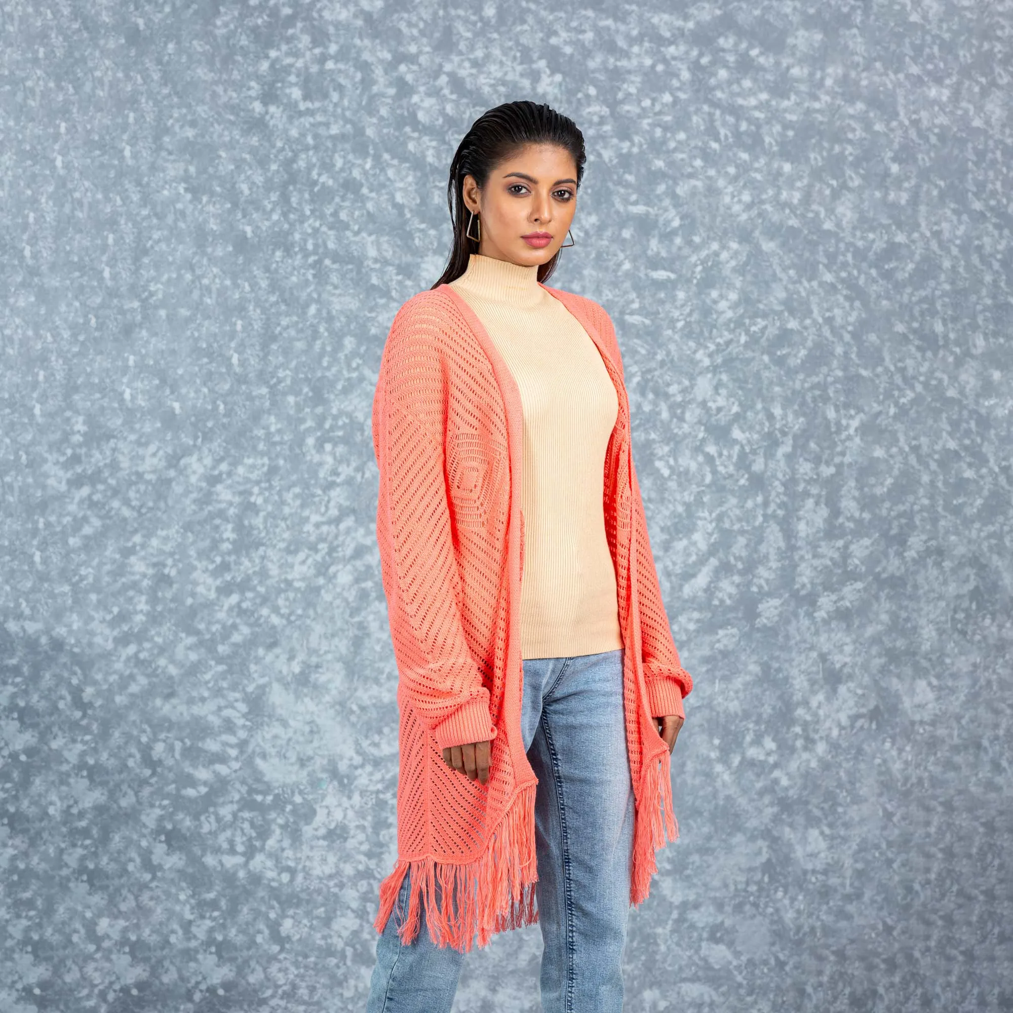 Womens Shrug- Pink